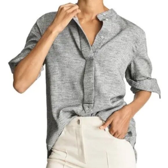 REISS Alber Longline Shirt – Size US 6 - Picture 6 of 8